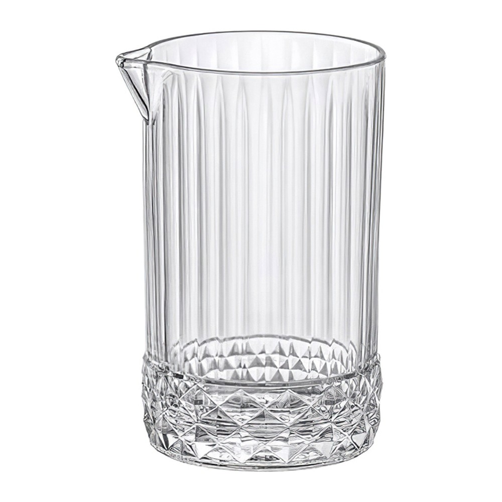 Novatex Cocktail Mixing Glass Lines with Spout, Clear Glass, 750 ml