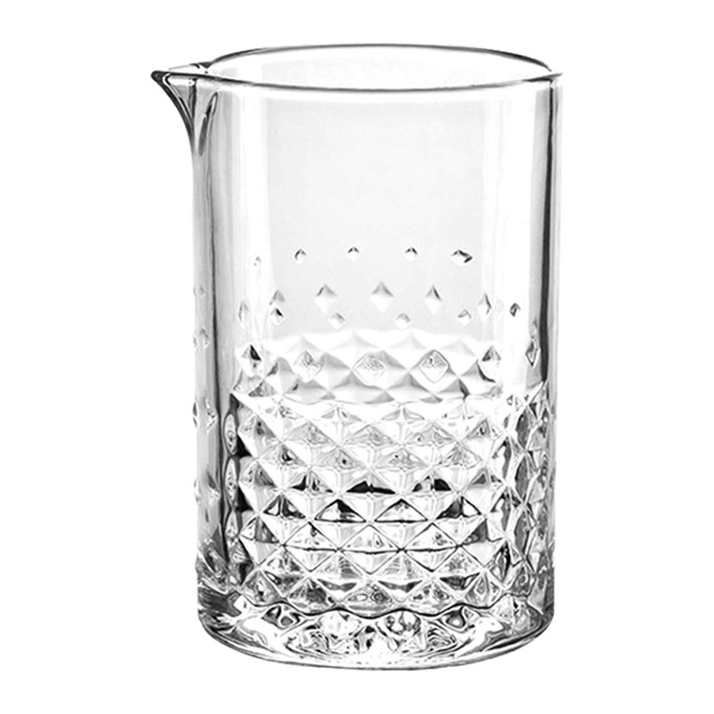 Novatex Cocktail Mixing Glass Decor, Faceted Pattern, 700 ml