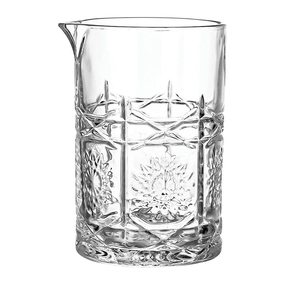 Novatex Cocktail Mixing Glass Decor, Floral Cut Pattern, 700 ml