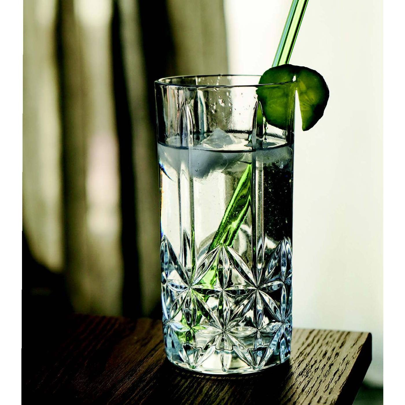 Novatex Long Drink Highball Glass Novatex Crystal, Ø7x12.8cm, 280ml 2