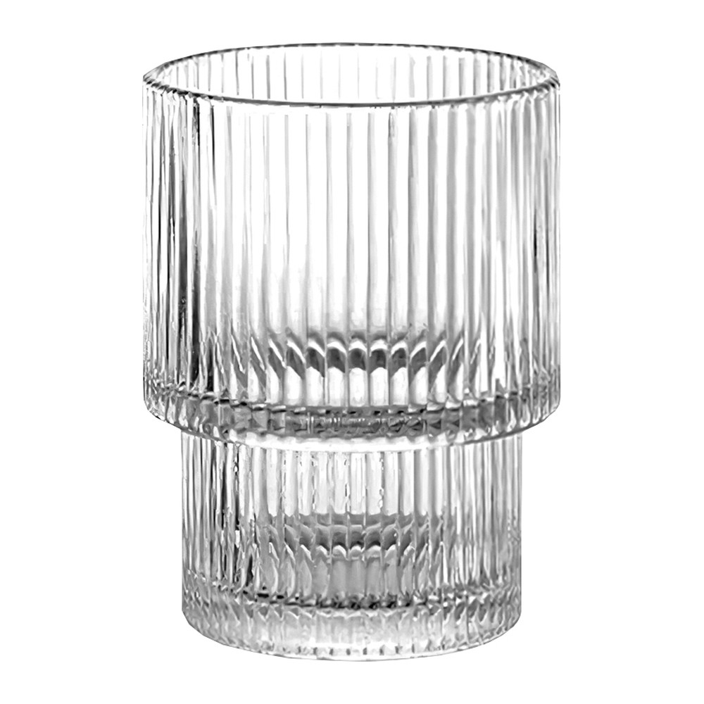 Novatex Stackable Juice Glass, Hotel Series, Ribbed, 190 ml