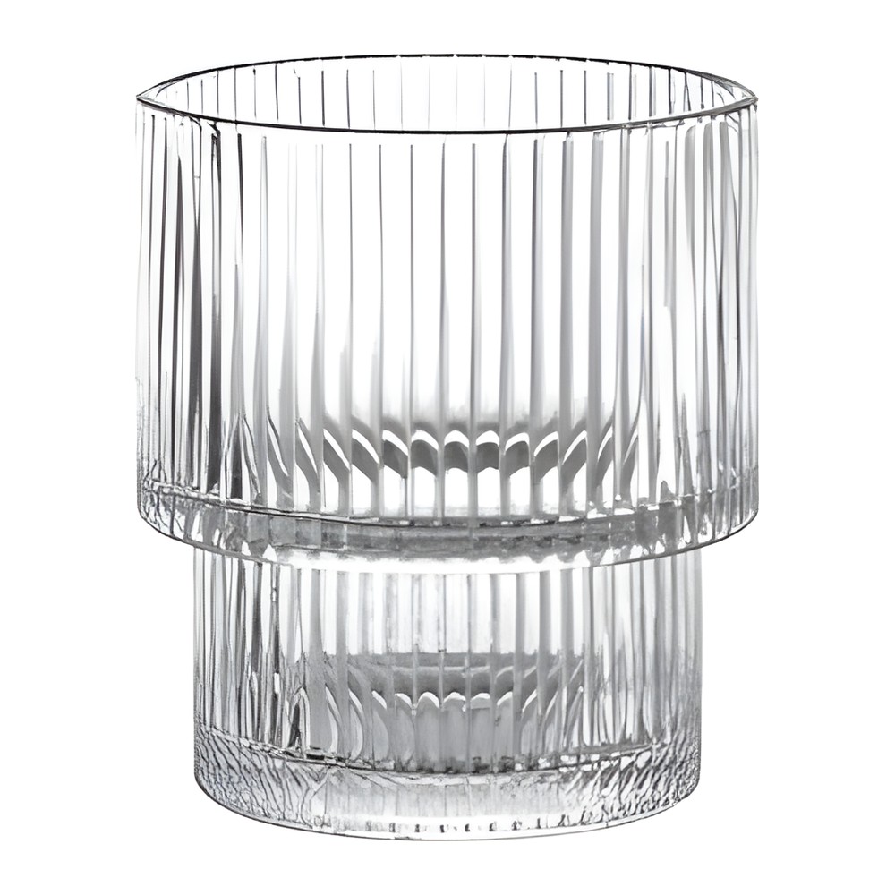 Novatex Stackable Juice Glass, Hotel Series, Ribbed, 316 ml