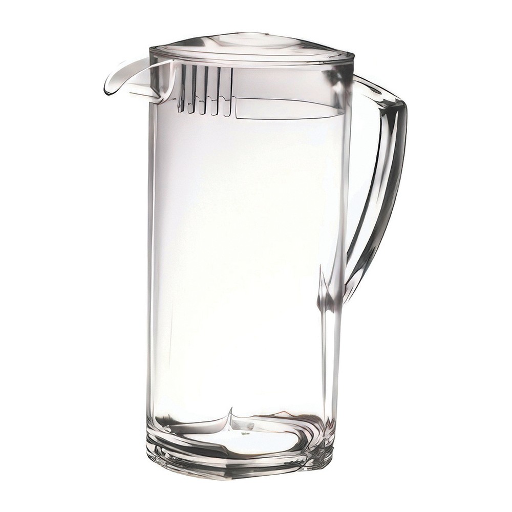 Novatex Transparent Jug with Lid, 2.75 L, Ø13 x 27.5 cm