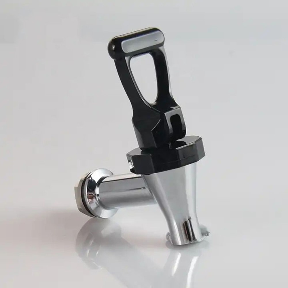 Novatex Liquid Dispenser Tap, Black Lever Handle, Replacement Part
