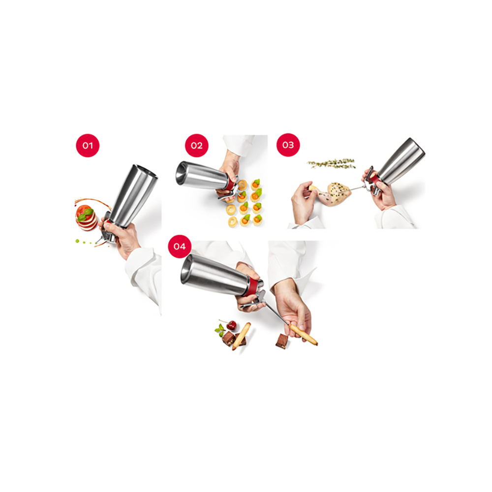 iSi iSi Injector Tip Set - Stainless Steel Tips for Decorating & Injecting 3