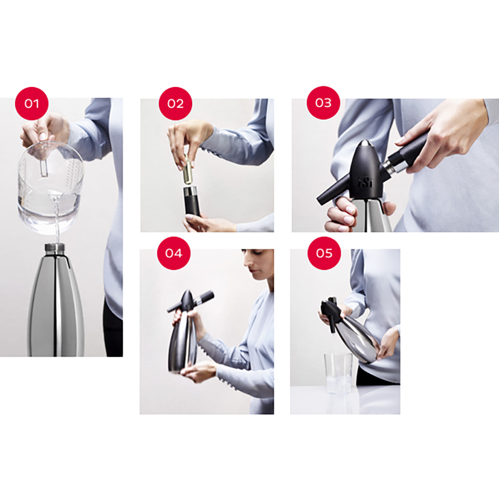 iSi iSi Soda Charger - 10 pcs, 8.4g CO2 for Effortless Carbonation 4