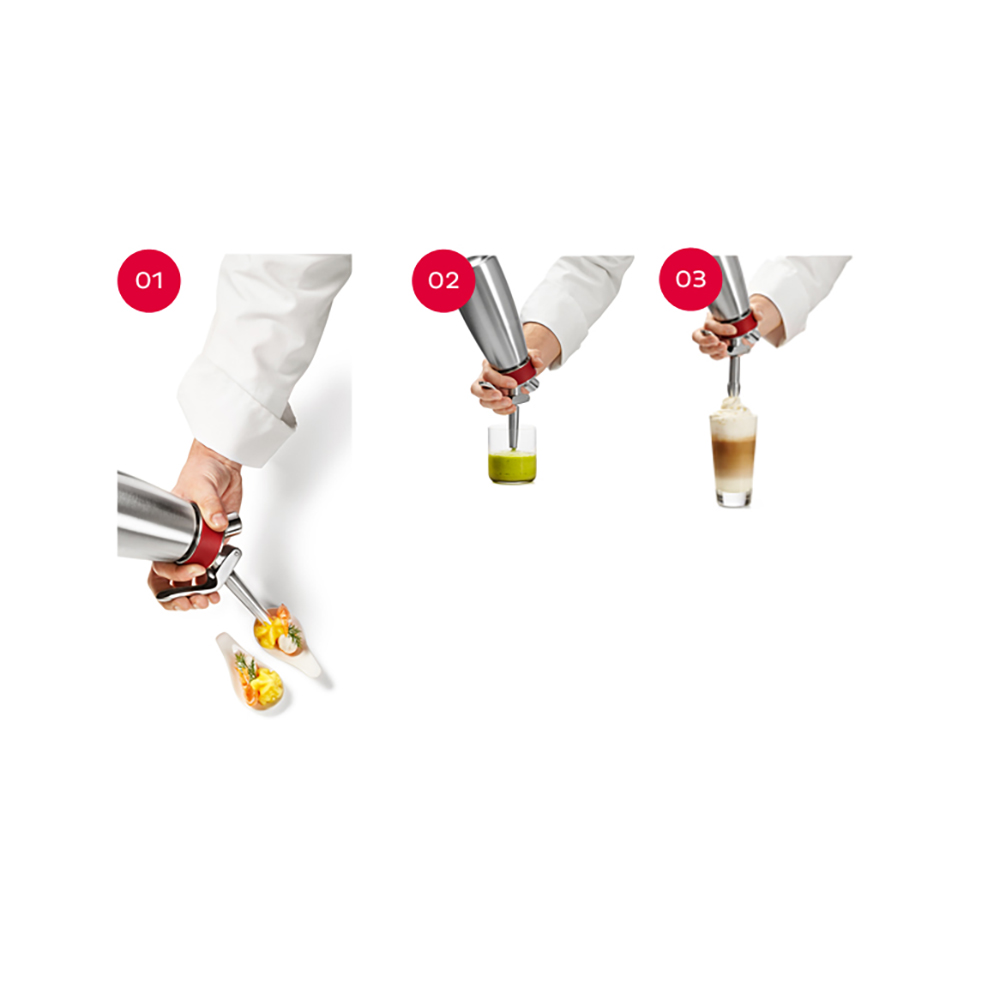 iSi Stainless Steel Tip Set - Premium Decorating Tips for Whippers
